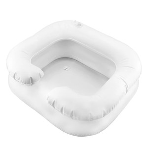 Professional Hair Washing Portable White Shampoo <b>Sink</b> Bowl with Spa Head Water Circulation Therapy and 60L Water Storage - Product Image 1