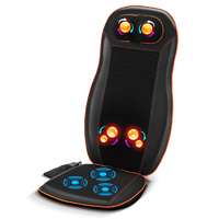 Vente chaude Coussin de massage Shiatsu portable Masseur électrique à pétrissage pour le dos complet Coussin de massage pour la voiture, la maison, le bureau Soulagement de la douleur