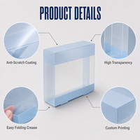 Emballage plastique personnalisé avec votre design, boîte en plastique imprimée, OEM, matériau PET PP PVC, boîtes en plastique transparentes