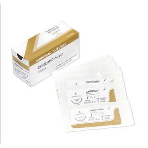 Suturas Quirúrgicas Absorbibles de Grado Médico, Cromadas 910, 45cm, 75cm, 90cm, 100cm, 3-0, 2-0, 1-0, para Clínica y Hospital - Product Image 2