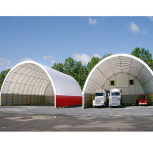 Edificio de Almacenamiento de Tela de PVC, Refugio Industrial, Resistente al Viento y Nieve (0.55KN), con Estructura de Acero Galvanizado en Caliente - Product Image 4