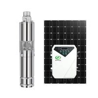 Prix Pompe Solaire Immergée 1HP Système de Pompage Solaire pour Forage 48V
