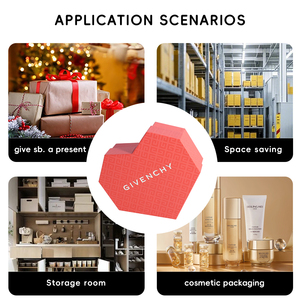 Vật liệu tái chế hình trái tim hộp quà tặng thân thiện với môi trường cho các bữa tiệc sinh nhật Lễ Hội-Bao bì hàng loạt nhỏ tùy chỉnh - Product Image 3