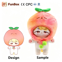 Fabricant de peluches personnalisées CE ASTM sans MOQ, poupées sur mesure avec coussins en peluche doux, porte-clés, figurines en peluche personnalisées, jouets