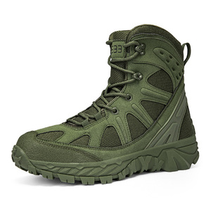 Botas Tácticas DF23 AS33 M.S16 2516, Impermeables, Transpirables, para Senderismo al Aire Libre, para Todas las Estaciones, de Cuero, de Caña Alta, para Hombre - Product Image 4