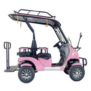 Vehículo sin permiso Q8 con cabina abierta de asientos uno al lado del otro, volante, 4WD, freno de disco, 4 plazas, mini carrito de golf de nueva energía para ocio y resort - Product Image 5