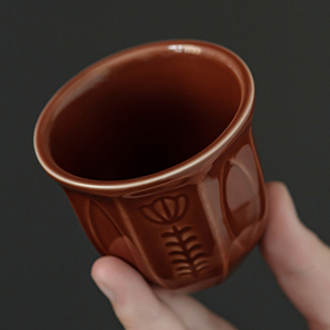 Tazza da Caffè e Tè in Ceramica Tulip Arabic 180ml 250ml, Design in Stile Americano per Uso in Caffetteria, Disegnabile - Product Image 5