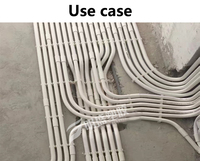 Fabriqué en Chine qualité PVC/PPR métal moyen flexible électrique/câble/câblage conduit tuyau et raccords boîte de sortie tube robuste