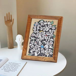 2024 New Style Pandas <strong>Cats</strong> Dogs Educational Animal Wooden <strong>Puzzle</strong> <strong>Jigsaw</strong> Toys for Kid Random DIY Combination <strong>Puzzle</strong> - Product Image 4