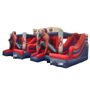 Château gonflable Spiderman personnalisé pour usage commercial, structure <span class=keywords><strong>de</strong></span> saut gonflable avec toboggan pour les <span class=keywords><strong>activités</strong></span> <span class=keywords><strong>de</strong></span> <span class=keywords><strong>plein</strong></span> <span class=keywords><strong>air</strong></span> des enfants - Product Image 3