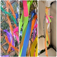 4 rouleaux de ruban de marquage orange, 2 cm x 60 m, ruban de marquage non adhésif pour les délimitations, les arbres, la chasse et le marquage des sentiers