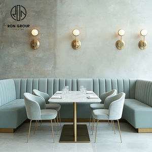 Juego de Mesa y Sillas de Piedra Sinterizada Cuadrada de Lujo, Muebles de Asientos para Cafetería, <span class=keywords><strong>Restaurante</strong></span> y Hotel, Sofá - Product Image 5