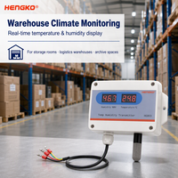 Transmetteur de température et d'humidité industriel HENGKO HG803 RS485 Modbus-RTU |   Capteur numérique pour entrepôt et serre