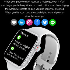 ساعة ذكية W26 شاشة لمس كاملة IP68 للماء تعمل باللمس ساعة ذكية رياضية أندرويد IOS ساعة ذكية W26 + - Product Image 6