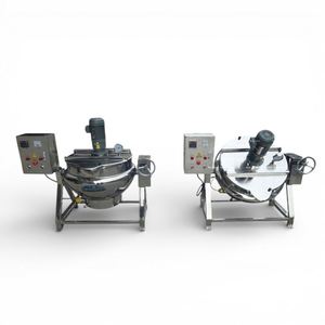 Marmite de cuisson industrielle en acier inoxydable 304 avec agitateur planétaire, marmite à double enveloppe pour la fusion de bonbons et de sucre, machine à frire 100L-500L - Product Image 5