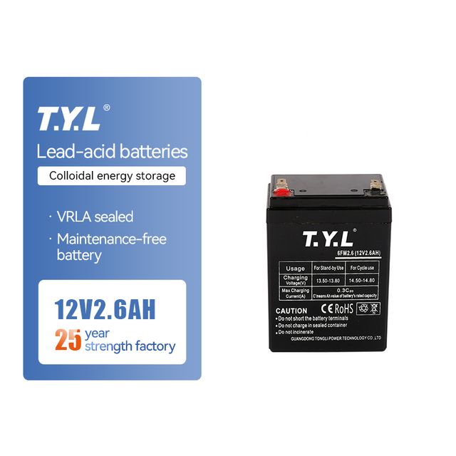 T.Y.L Wholesale Lead Acid Batteries 12V 2.6Ah Ebike Battery Energy Storage Battery for Home