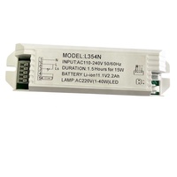 Kit de conversion de tube LED d'urgence, bloc d'alimentation 15W, alimentation de secours avec certification CE