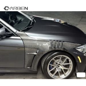 Nuevo kit completo de cuerpo de capó de guardabarros de fibra de carbono para <span class=keywords><strong>BMW</strong></span> 3 Series 330i <span class=keywords><strong>340i</strong></span> F30 F35 <span class=keywords><strong>F31</strong></span> 3 Series GT F34 guardabarros ventilado con orificio abierto - Product Image 5