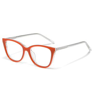 2025最も人気のある猫目TR90クリップ付き光学メガネフレーム6-in-1眼鏡複数レンズオプションとバッグ卸売 - Product Image 5