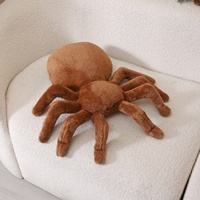 Peluche géante araignée d'Halloween, jouet en peluche doux, animal en peluche, fabricant OEM ODM personnalisé, vente en gros, accessoire de farce, décoration de fête et de maison