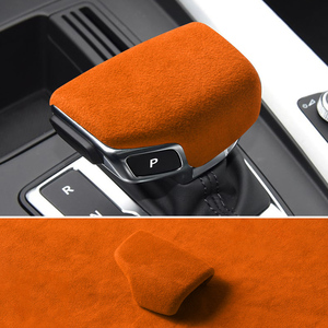 Para <span class=keywords><strong>Audi</strong></span> Sport B9 F5 FY A4 S4 A5 S5 <span class=keywords><strong>RS4</strong></span> RS5 Q5L SQ5 Q5 Q7 cubierta de perilla de cambio de marchas embellecedor HECHO DE Alcantara accesorios interiores de coche - Product Image 4