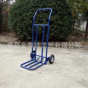 Hand Tool <b>Cart</b> HT1585 Steel <b>Foldable</b> Industrial Blue 2 Wheels Powder Coated - Product Image 2