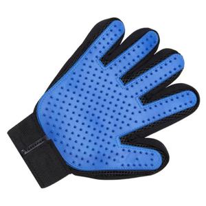 Massaggio pulizia Deshedding Brush Cat Gentle Dog Grooming <span class=keywords><strong>Glove</strong></span>, Bathing Pet Hair Remover guanti da bagno in Silicone per animali domestici - Product Image 2