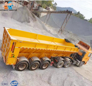 Remorque automatique à déchargement fabriqué en Chine pour délivrer les pièrres et les sables - Product Image 4