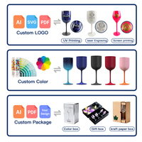 Nouveau design Tasse simple en plastique Verres à vin en plastique créatifs Tasse à vin colorée pour banquet