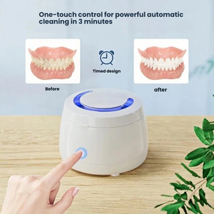 Máquina de limpieza para joyas, lentes de contacto <span class=keywords><strong>Invisalign</strong></span>, protectores bucales nocturnos, anillos de diamantes, dentaduras postizas, gafas, USB, uso doméstico - Product Image 4