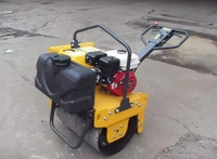 Compacteur à plaques vibrantes BOPU Mini à essence 4 kW pour sol et asphalte, moteur GX160, haute efficacité, prix abordable