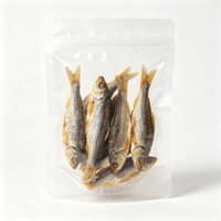 Sacs en plastique transparents refermables avec fermeture éclair pour friandises pour chiens, collations pour animaux de compagnie, stockage en vrac d'aliments