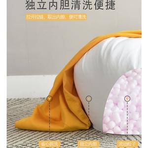 Fauteuil pouf Lazy Beanbag, mini canapé, housse amovible douce, pliable pour adultes, blanc - Product Image 4