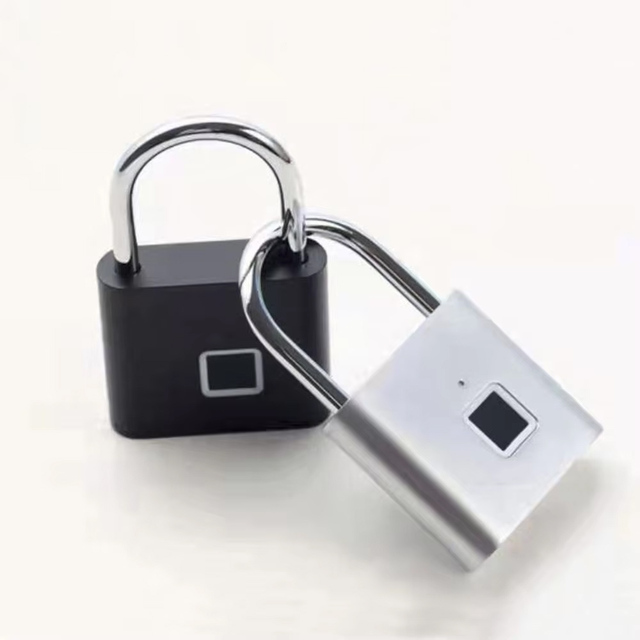 Locstar Waterproof Fingerprint Smart Lock Keyless Padlock Door Box Bag Suitcase USB Charging Waterproof:IP65