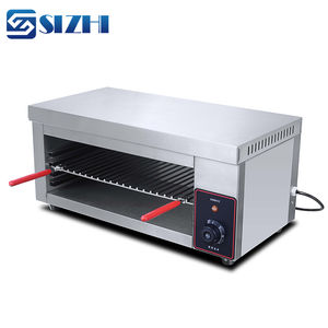 High Capacity Gas Conveyor Pizza Oven Stainless Steel Bakery Bread Gas Hanging Salamander