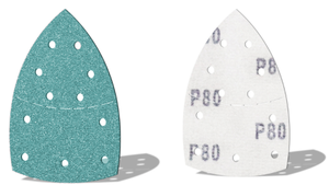 11 lỗ Loại sản phẩm 152*105mm dao động tam giác móc vòng chà nhám miếng đệm cho máy chà nhám mài mòn - Product Image 3