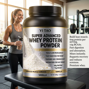 Private Label OEM/ODM Vanilla Whey <b>Protein</b> <b>Powder</b> 60g <b>Protein</b> 12g BCAAs Build Lean Muscle Post Workout Recovery Supplement - Product Image 6