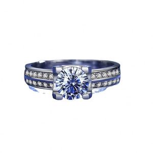 Anillo De Acero Inoxidable Full Zircon Band Diamond <b>Ring</b> <b>Adjustable</b> Open Zircon Wedding <b>Ring</b> Engagement Copper <b>Rings</b> for Bridal - Product Image 5
