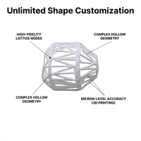 Pièces imprimées en 3D sur mesure, prototypes de précision SLA SLS FDM en résine/nylon/plastique, service OEM ODM, prise en charge STL/STP, température 45-70°C