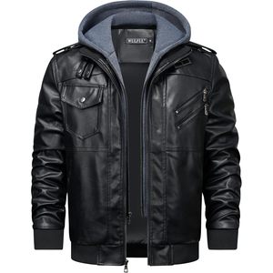 Chaqueta de cuero genuino para hombre 2025, abrigo ajustado con cremallera de talla XS con solapa, piel sintética teñida lisa, suministro ODM - Product Image 6