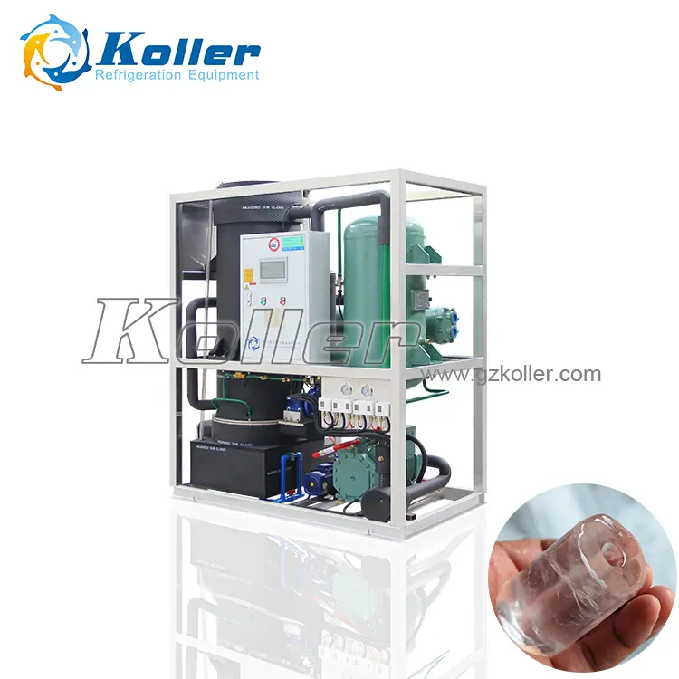 Koller 3ton trái cây có hương vị Băng Ống Máy làm đầy màu sắc và ngon Ống băng cho Frink