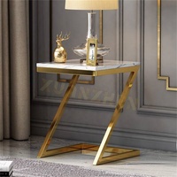 Meubles de maison italiens, table basse en pierre, travertin, luxe, moderne, ensemble de tables basses, table d'appoint en marbre intelligent pour salon