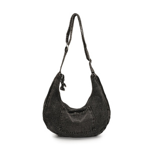 2025 nuova borsa a tracolla retrò di grande capacità alla moda da donna in Denim - Product Image 5