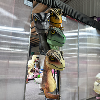 Modèle de dinosaure animatronique en métal personnalisé pour parc à thème, pour utilisation en extérieur dans les centres commerciaux et les aéroports
