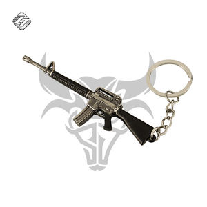 <span class=keywords><strong>Precio</strong></span> de fábrica nuevo producto M16A4 pistola de juguete modelo llavero Metal 9CM Aleación de Zinc exquisito regalo llavero - Product Image 3