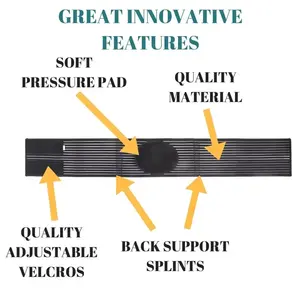 Cinturón de carpeta de <span class=keywords><strong>hernia</strong></span> abdominal con almohadilla de soporte de <span class=keywords><strong>hernia</strong></span> ayuda a <span class=keywords><strong>aliviar</strong></span> el <span class=keywords><strong>dolor</strong></span> para el soporte de <span class=keywords><strong>hernia</strong></span> - Product Image 6