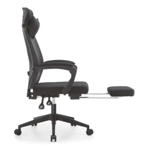 Yüksek kaliteli ergonomik ofis koltuğu çerçeve footrest file arkalıklı ofis koltuğu bel desteği kolları ile tekerlekler ile