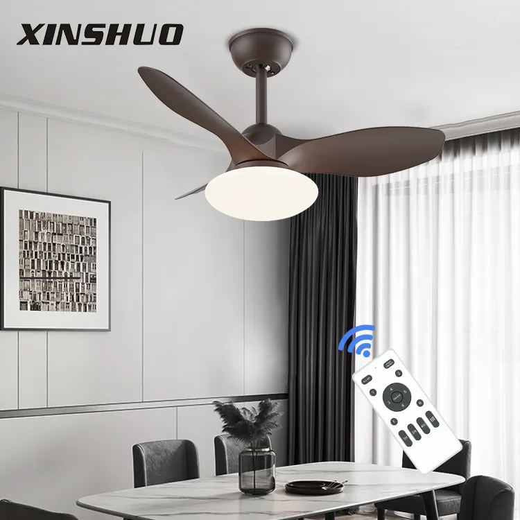 New Creative 32inch 30w Dc Motor Fans Ceiling Remote Control 18w*2 Led Light Small Ceiling Fan