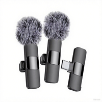 Mini Microphone Lavalier Sans Fil Professionnel pour iPhone, Enregistrement Clair comme du Cristal pour Vidéo et Audio, USB-C, pour Créateurs de Contenu