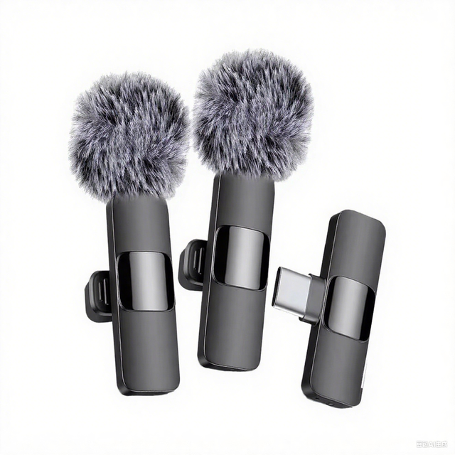 Mini Mic Pro Professional Wireless Lavalier Microphone for iPhone Crystal Clear Recording for Video Audio USB-C Content Creators